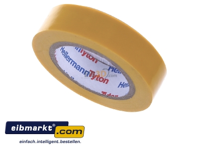 Ansicht oben hinten HellermannTyton Flex 15-YE15x10m PVC Isolierband gelb 