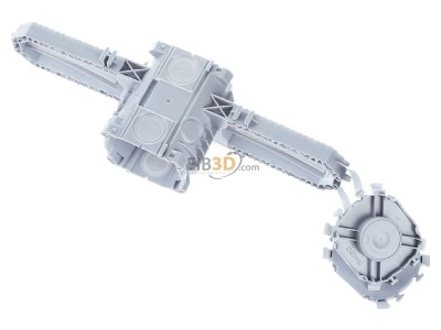 Ansicht oben hinten Kaiser 9940 Beton-Einbaudose 