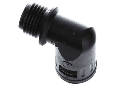 View top right Flexa RQW1-M AD13,0/M16 sw 90�-elbow connector for corrugated hose 

