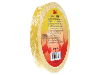 Ansicht links 3M 9545N Y19 Impr�gniertes Gewebeband 19 mm x 50 m, gelb 