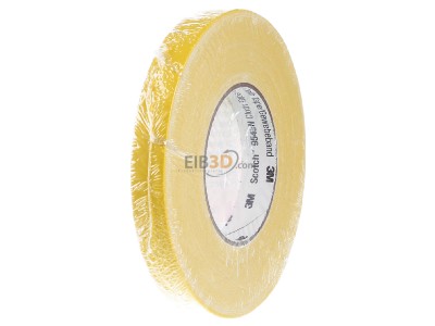 Ansicht rechts 3M 9545N Y19 Impr�gniertes Gewebeband 19 mm x 50 m, gelb 