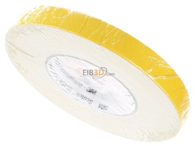 Ansicht oben hinten 3M 9545N Y19 Impr�gniertes Gewebeband 19 mm x 50 m, gelb 