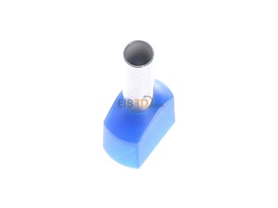 Ansicht oben links Intercable ICIAE210Z Zwillingsaderendh�lse 2x2,5qmm blau 