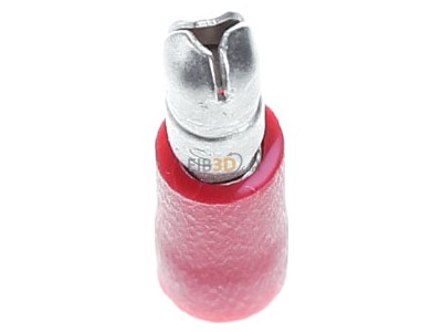 Ansicht oben vorne Intercable ICIQ1RST Rundstecker 0,5-1qmm rot 