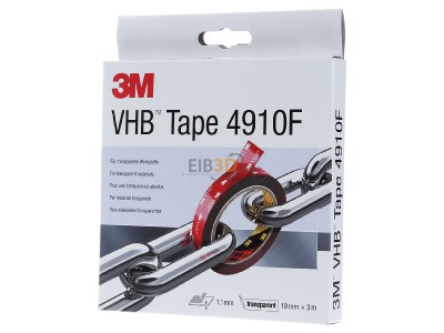 Front view 3M 4910F193 Adhesive tape 3m 19mm 

