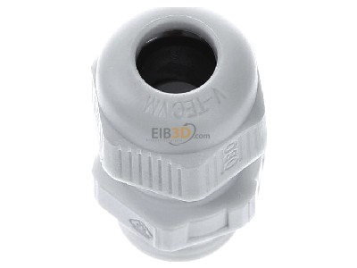 View up front OBO V-TEC VM12+ LGR Cable gland / core connector M12 
