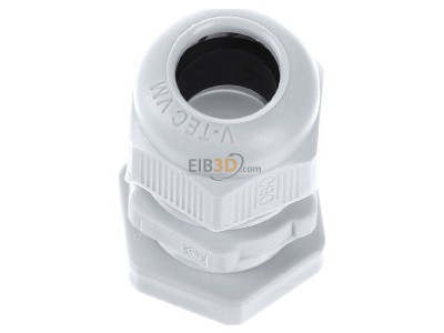 Ansicht oben hinten OBO V-TEC VM20+ LGR Verschraubung mit Gegenmutter 