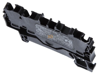 Ansicht oben hinten WAGO 2002-1305 3-Leiter-Durchgangsklemme f�r Ex e II, sw 