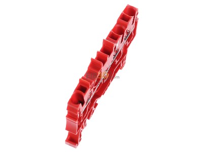 Ansicht oben links WAGO 2002-1303 3-Leiter-Durchgangsklemme f�r Ex e II, rot 