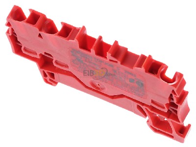 Ansicht oben hinten WAGO 2002-1303 3-Leiter-Durchgangsklemme f�r Ex e II, rot 