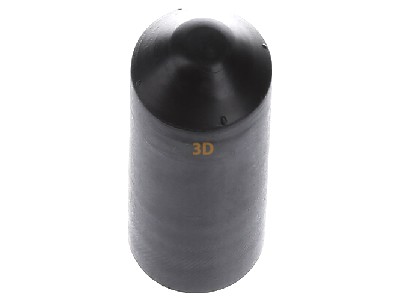 Top rear view Cellpack SKH 15-5 sw Shrink end cap 15/5mm 
