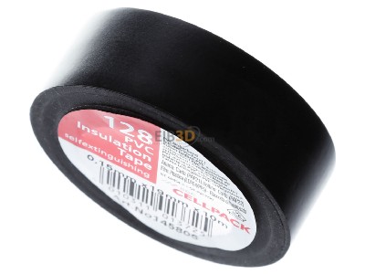 Ansicht oben vorne Cellpack 128/19mm x10m sw Isolierband 
