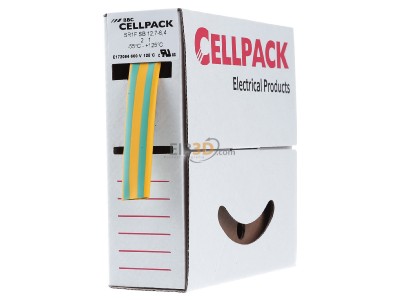 Frontansicht Cellpack SB 12.7-6.4 gg Schrumpfschlauch in Abrollbox 8m 