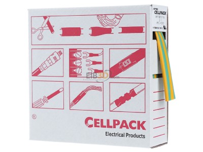Ansicht links Cellpack SB 12.7-6.4 gg Schrumpfschlauch in Abrollbox 8m 
