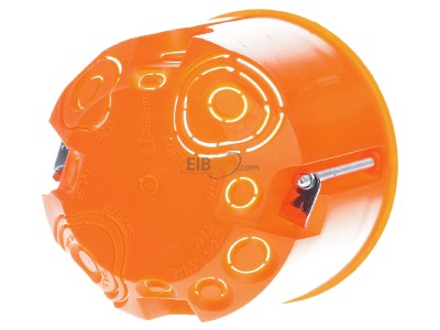 Ansicht hinten Kaiser 9064-32 Hohlwand Gerte-Verb.dose O-range T:62 m.Schr. 