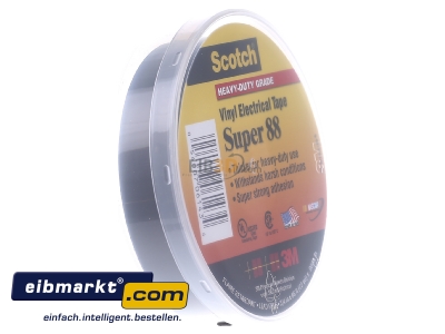 View on the left 3M Deutschland ScotchSuper88 19x20 Adhesive tape 20m 19mm black
