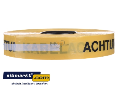 View on the left 3M Deutschland DE-9999-6048-2 Warning tape yellow with imprint
