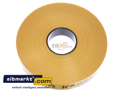 View up front 3M Deutschland DE-9999-6048-2 Warning tape yellow with imprint
