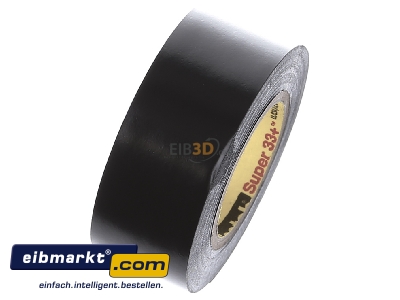 View top left 3M Deutschland 80610833800 Adhesive tape 6m 19mm black
