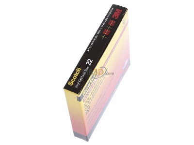 Ansicht oben links 3M Deutschland Scotch 22 19x33 PVC Elektro-Isolierband 19 mm x 33 m, Vynil 