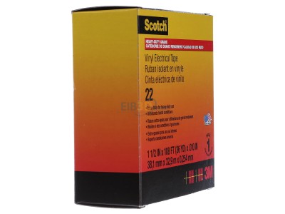 Ansicht links 3M Scotch 22 38x33 PVC Elektro-Isolierband 38 mm x 33 m, Vynil 
