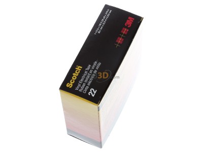 Ansicht oben links 3M Scotch 22 38x33 PVC Elektro-Isolierband 38 mm x 33 m, Vynil 