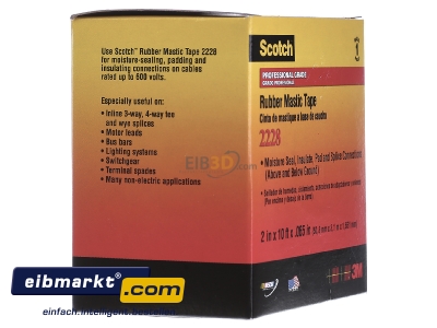 View on the left 3M Deutschland Scotch 2228 sw Adhesive tape 3,05m 50,8mm black 
