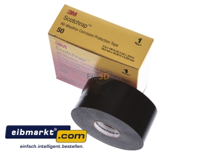 View up front 3M Deutschland ScotchRap 50 50x30 Adhesive tape 30m 50mm black
