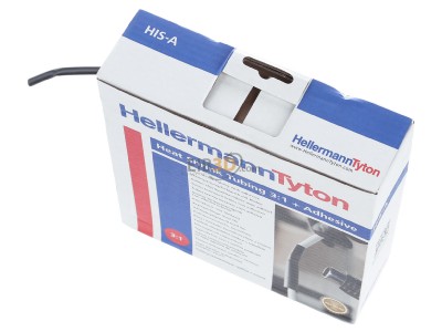 Ansicht oben rechts Hellermann Tyton HISA-3/1-PEX-BK Schrumpfschlauch sw 3=1 L=10m 