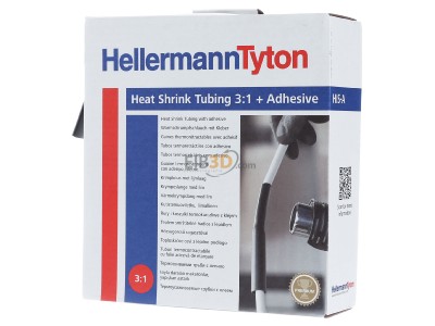 Ansicht rechts Hellermann Tyton HISA-12/4-PEX-BK Schrumpfschlauch sw 3=1 L=5m 