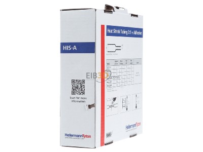 Ansicht hinten Hellermann Tyton HISA-24/8-PEX-BK Schrumpfschlauch sw 3=1 L=3m 