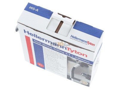 Ansicht oben rechts Hellermann Tyton HISA-24/8-PEX-BK Schrumpfschlauch sw 3=1 L=3m 