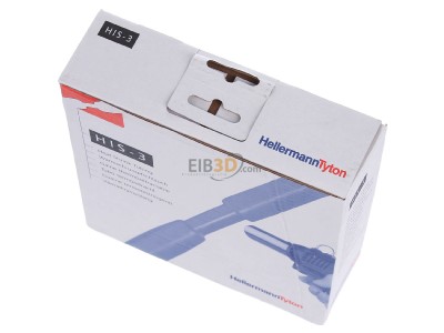 View up front Hellermann Tyton HIS-3-6/2-PEX-RD Thin-walled shrink tubing 6/2mm red 
