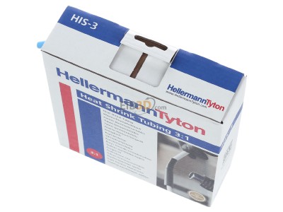 Ansicht oben rechts Hellermann Tyton HIS-3-6/2-PEX-BU Warmschrumpfschlauch 3:1 bl 5m 