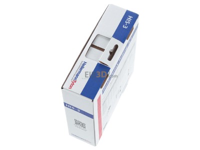 Ansicht oben hinten Hellermann Tyton HIS-3-6/2-PEX-BU Warmschrumpfschlauch 3:1 bl 5m 