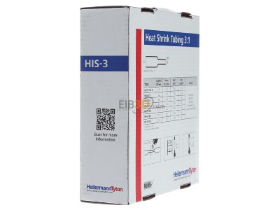 Ansicht rechts Hellermann Tyton HIS-3-9/3-PEX-BU Warmschrumpfschlauch 3:1 bl 5m 