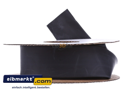 Back view HellermannTyton HIS-3-24/8-PEX-BK Thin-walled shrink tubing 24/8mm black
