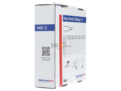 Ansicht hinten Hellermann Tyton HIS-3-24/8-PEX-RD Schrumpfschlauch 