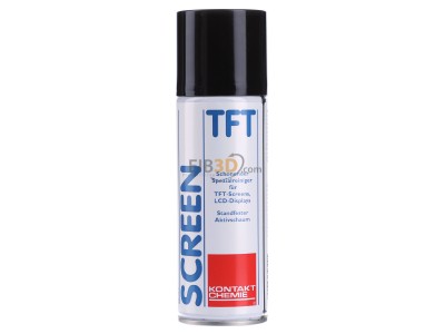 Front view Hellermann Tyton SCREEN TFT 200ml Cleaning spray 200ml 
