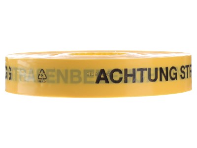 View on the left Cellpack 26 /145867 Warning tape yellow 
