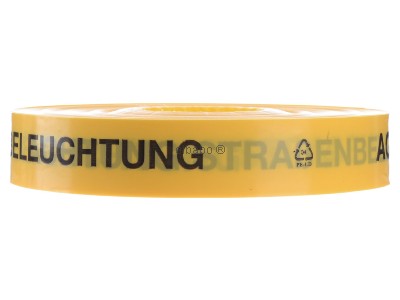 View on the right Cellpack 26 /145867 Warning tape yellow 
