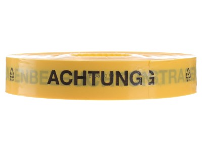 Back view Cellpack 26 /145867 Warning tape yellow 
