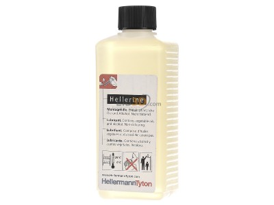 Front view Hellermann Tyton HELLERINE 250 CCM Cable pulling lubricant 
