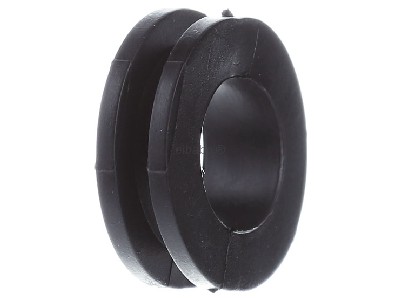 View on the left Hellermann Tyton HV 1305-PVC-BK Grommet 6...9mm 
