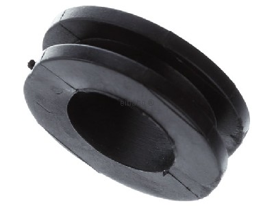 View up front Hellermann Tyton HV 1305-PVC-BK Grommet 6...9mm 
