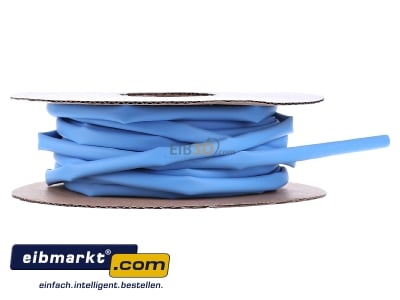 View on the left HellermannTyton HIS-3/16-PEX-BU 10m Thin-walled shrink tubing 4,8/2,4mm blue
