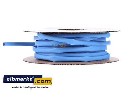 View on the right HellermannTyton HIS-3/16-PEX-BU 10m Thin-walled shrink tubing 4,8/2,4mm blue
