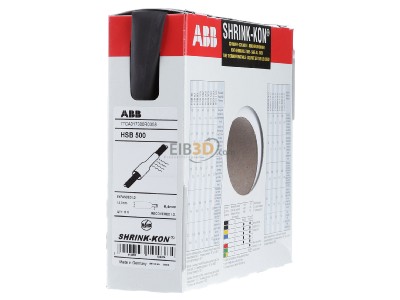 Ansicht rechts ABB HSB500 (VE6m) Schrumpfschlauch sw 12,7/6,4mm0,30/0,7mm HSB500 (Inhalt: 6m)