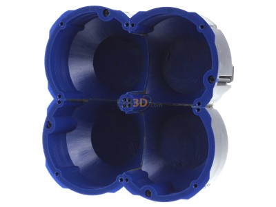 Front view Kaiser 9798-77.04 Hollow wall mounted box 145x145mm D=83mm 
