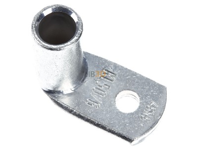 Ansicht oben links Klauke 46R/6 Rohrkabelschuh 50qmm 90Grad abgew. 
